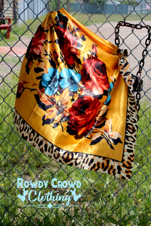 Fiesty Floral Wild Rag