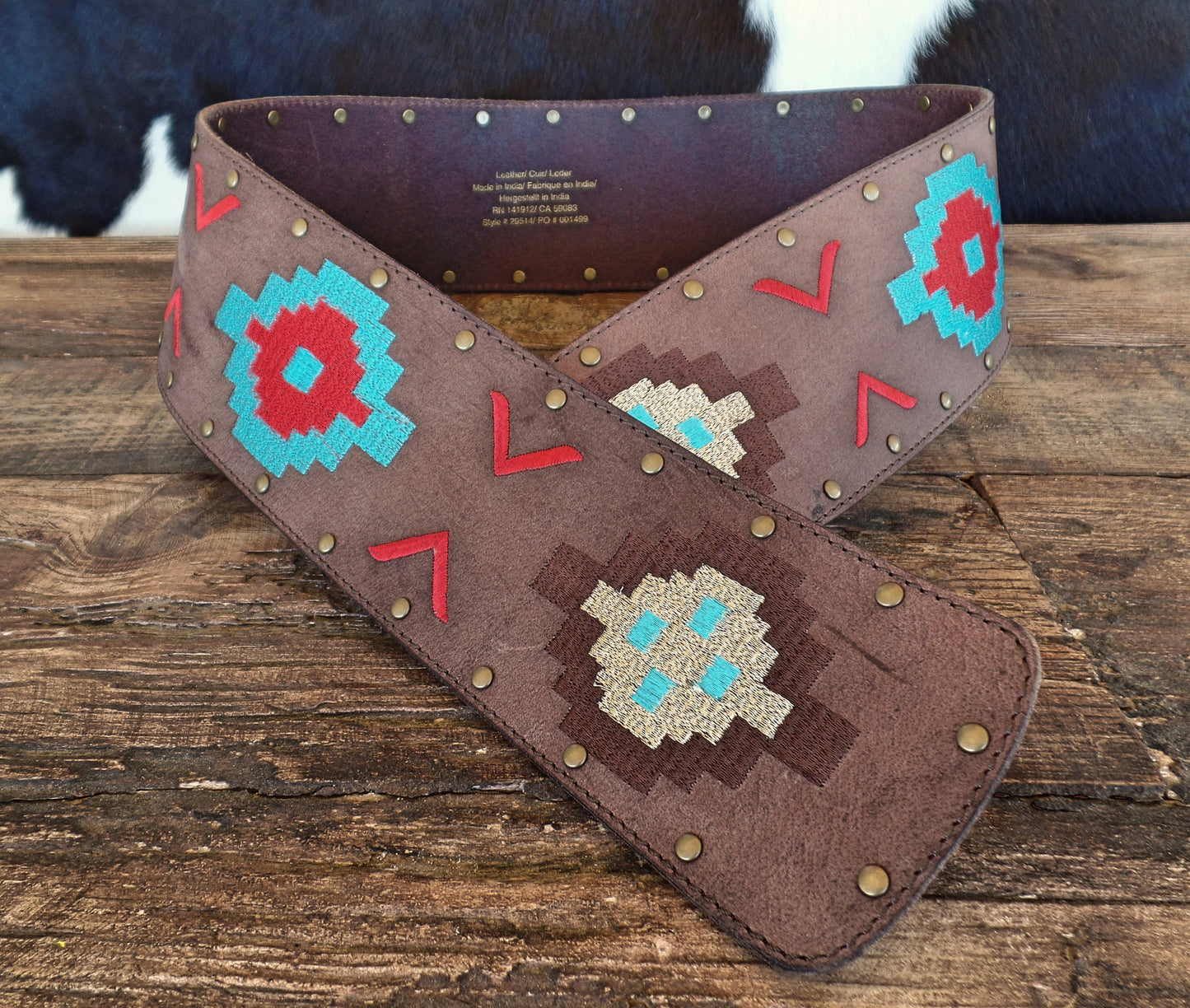 Noble Outfitters Aztec Wrap Belt