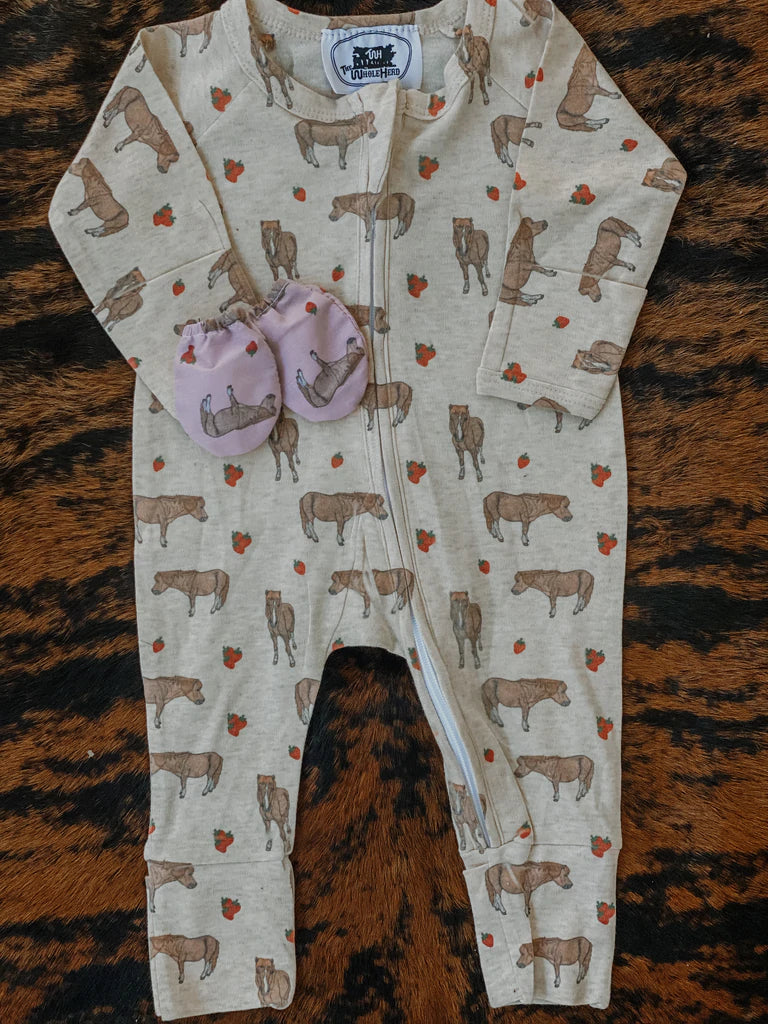SHORTCAKE BERRIES INFANT SLEEPER