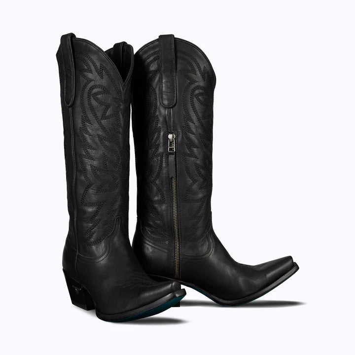 LANE "SMOKESHOW" TALL BOOTS in BLACK